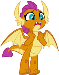 Size: 5338x6795 | Tagged: safe, artist:memnoch, character:smolder, species:dragon, cute, dragoness, female, show accurate, simple background, smolderbetes, solo, transparent background, vector