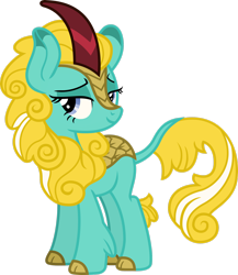Size: 2280x2631 | Tagged: safe, artist:vector-brony, oc, oc:animelodie, species:kirin, female, simple background, solo, species swap, transparent background