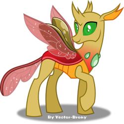 Size: 2451x2447 | Tagged: safe, artist:vector-brony, oc, oc only, oc:vector, species:changeling, species:reformed changeling, changedlingified, male, simple background, solo, species swap, transparent background, vector