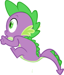 Size: 5080x6001 | Tagged: safe, artist:memnoch, character:spike, species:dragon, male, simple background, solo, thumb sucking, transparent background, vector, wide eyes