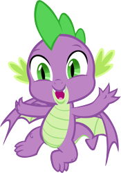 Size: 4059x5784 | Tagged: safe, artist:memnoch, character:spike, species:dragon, episode:a matter of principals, g4, my little pony: friendship is magic, cute, male, simple background, solo, spikabetes, transparent background, vector, winged spike, wings