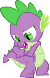 Size: 3794x5899 | Tagged: safe, artist:memnoch, character:spike, species:dragon, male, pocket, simple background, solo, transparent background, vector