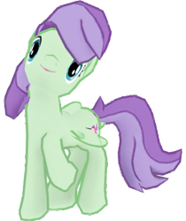 Size: 1288x1536 | Tagged: safe, artist:topsangtheman, gameloft, character:violet twirl, species:pegasus, species:pony, friendship student, looking at you, pose, raised hoof, simple background, transparent background