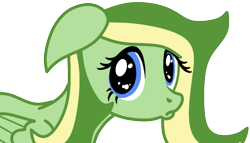 Size: 933x533 | Tagged: safe, artist:didgereethebrony, base used, oc, oc:boomerang beauty, species:pegasus, species:pony, cute, puppy dog eyes, remake, simple background, solo, trace, transparent background