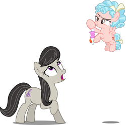 Size: 3813x3801 | Tagged: safe, artist:digimonlover101, artist:dusk2k, artist:frownfactory, artist:octavia_synch, artist:suramii, edit, editor:slayerbvc, character:cozy glow, character:octavia melody, species:earth pony, species:pegasus, species:pony, accessory theft, accessory-less edit, bow tie, cozy glow plays with fire, edited edit, evil grin, female, filly, fire, flying, freckles, grin, looking up, mare, match, missing accessory, pure concentrated unfiltered evil of the utmost potency, pure unfiltered evil, raised hoof, simple background, smiling, transparent background, vector, vector edit
