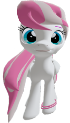 Size: 410x720 | Tagged: safe, artist:topsangtheman, character:angel wings, species:pegasus, species:pony, 3d, female, looking at you, simple background, solo, source filmmaker, transparent background