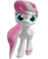 Size: 593x720 | Tagged: safe, artist:topsangtheman, character:angel wings, species:pegasus, species:pony, 3d, female, grin, looking at you, simple background, smiling, solo, source filmmaker, transparent background