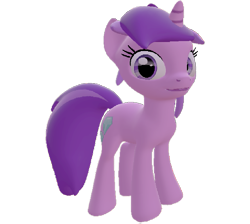 Size: 805x720 | Tagged: safe, artist:topsangtheman, character:amethyst star, character:sparkler, species:pony, species:unicorn, 3d, female, looking at you, simple background, solo, source filmmaker, transparent background