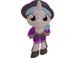 Size: 933x720 | Tagged: safe, artist:topsangtheman, character:clarion call, species:pony, species:unicorn, 3d, background pony, clothing, female, grin, hat, looking at you, mare, simple background, smiling, solo, source filmmaker, top hat, transparent background, uniform