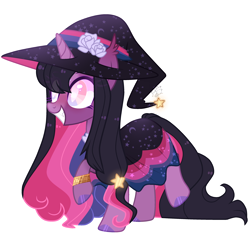 Size: 2816x2733 | Tagged: oc needed, safe, artist:lazuli, artist:sugaryicecreammlp, oc, oc only, species:pony, species:unicorn, clothing, female, hat, mare, simple background, solo, transparent background, witch hat