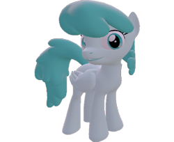 Size: 882x720 | Tagged: safe, artist:topsangtheman, character:spring melody, character:sprinkle medley, species:pegasus, species:pony, 3d, looking at you, simple background, solo, source filmmaker, transparent background