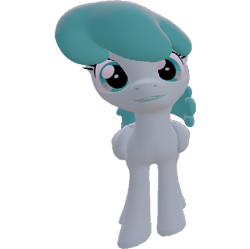 Size: 724x720 | Tagged: safe, artist:topsangtheman, character:spring melody, character:sprinkle medley, species:pegasus, species:pony, 3d, head tilt, looking at you, simple background, solo, source filmmaker, transparent background