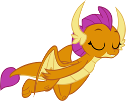 Size: 7409x6001 | Tagged: safe, artist:memnoch, character:smolder, species:dragon, episode:father knows beast, g4, my little pony: friendship is magic, cute, female, simple background, smolderbetes, solo, transparent background, vector
