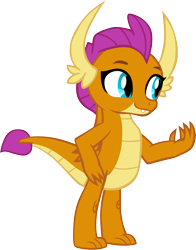 Size: 4678x5978 | Tagged: safe, artist:memnoch, character:smolder, species:dragon, cute, female, simple background, smolderbetes, solo, transparent background, vector