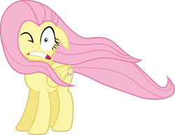 Size: 2218x1716 | Tagged: safe, artist:frownfactory, character:fluttershy, species:pegasus, species:pony, episode:stare master, g4, my little pony: friendship is magic, .svg available, female, mare, one eye closed, simple background, solo, svg, transparent background, vector, wings