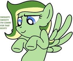 Size: 508x427 | Tagged: safe, artist:didgereethebrony, artist:malachitebases, base used, oc, oc:boomerang beauty, species:pegasus, species:pony, simple background, solo, swiggity swooty, trace, transparent background