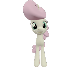 Size: 770x720 | Tagged: safe, artist:topsangtheman, character:twinkleshine, species:pony, species:unicorn, 3d, female, looking at you, simple background, solo, source filmmaker, transparent background