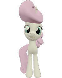 Size: 576x720 | Tagged: safe, artist:topsangtheman, character:twinkleshine, species:pony, species:unicorn, 3d, female, looking at you, simple background, solo, source filmmaker, transparent background