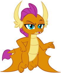 Size: 5008x6060 | Tagged: safe, artist:memnoch, character:smolder, badass, cute, female, simple background, smolderbetes, solo, transparent background, vector