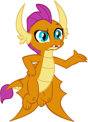 Size: 4299x6012 | Tagged: safe, artist:memnoch, character:smolder, badass, cute, female, simple background, smolderbetes, solo, transparent background, vector