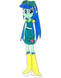 Size: 2368x3056 | Tagged: safe, artist:topsangtheman, character:blueberry cake, my little pony:equestria girls, blueberry cake, female, simple background, solo, traditional art, transparent background