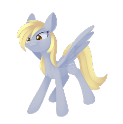Size: 1593x1599 | Tagged: safe, artist:dusthiel, character:derpy hooves, species:pegasus, species:pony, newbie artist training grounds, atg 2020, cheek fluff, chest fluff, cute, derpabetes, female, mare, simple background, solo, transparent background