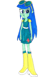 Size: 2100x2942 | Tagged: safe, artist:topsangtheman, character:blueberry cake, my little pony:equestria girls, blueberry cake, female, looking at you, simple background, solo, traditional art, transparent background