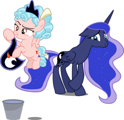Size: 5452x5297 | Tagged: safe, artist:digimonlover101, artist:frownfactory, artist:myrami, artist:spacekingofspace, artist:suramii, editor:slayerbvc, character:cozy glow, character:princess luna, species:alicorn, species:pegasus, species:pony, abuse, accessory theft, bucket, cozy glow plays with fire, crossed legs, crown, evil, female, filly, fire, floppy ears, frown, jewelry, lunabuse, mare, match, missing accessory, peytral, pure concentrated unfiltered evil of the utmost potency, pure unfiltered evil, pyromaniac, regalia, upset
