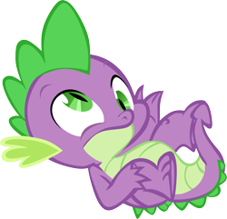 Size: 6210x5992 | Tagged: safe, artist:memnoch, character:spike, species:dragon, faceplant, male, simple background, solo, transparent background, vector