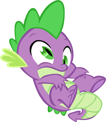 Size: 5542x6375 | Tagged: safe, artist:memnoch, character:spike, species:dragon, faceplant, male, simple background, solo, transparent background, vector