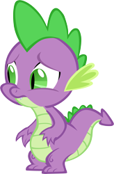 Size: 3952x6020 | Tagged: safe, artist:memnoch, character:spike, species:dragon, faceplant, male, simple background, solo, transparent background, vector