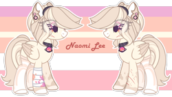 Size: 7324x4160 | Tagged: safe, artist:lazuli, oc, oc only, species:pegasus, species:pony, choker, colored hooves, duo, ear piercing, eye clipping through hair, eyelashes, pegasus oc, piercing, simple background, smiling, transparent background, wings