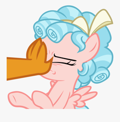 Size: 900x917 | Tagged: safe, artist:frownfactory, edit, character:cozy glow, character:smolder, species:dragon, species:pegasus, species:pony, episode:what lies beneath, g4, my little pony: friendship is magic, cozybuse, curly hair, disembodied hand, dragoness, eyes closed, female, filly, gray background, hand, hand on face, offscreen character, raised hooves, simple background, solo focus