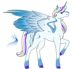 Size: 2674x2480 | Tagged: safe, artist:oneiria-fylakas, character:rainbow dash, character:rarity, oc, species:alicorn, species:pony, female, fusion, simple background, solo, transparent background