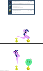 Size: 1050x1700 | Tagged: safe, artist:navitaserussirus, character:trixie, character:twilight sparkle, asktwixiegenies