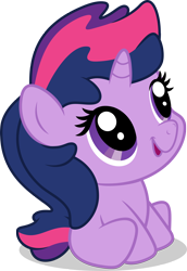 Size: 2000x2911 | Tagged: safe, artist:luckreza8, character:twilight sparkle, species:pony, species:unicorn, .svg available, baby, baby pony, cute, foal, playskool, simple background, transparent background, vector