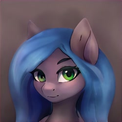 Size: 1024x1024 | Tagged: safe, ai model:thisponydoesnotexist, species:pony, artificial intelligence, bust, female, looking at you, neural network, portrait, solo