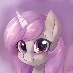 Size: 1024x1024 | Tagged: safe, ai model:thisponydoesnotexist, species:pony, artificial intelligence, bust, female, looking at you, neural network, portrait, solo