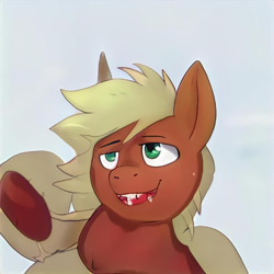 Size: 1024x1024 | Tagged: safe, ai model:thisponydoesnotexist, machine learning generated, species:pony, artificial intelligence, neural network, not big macintosh
