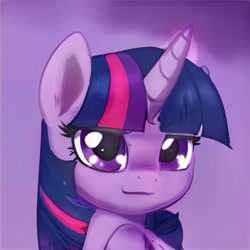 Size: 1024x1024 | Tagged: safe, ai model:thisponydoesnotexist, species:pony, species:unicorn, :3, bust, female, mare, neural network, not twilight sparkle, solo