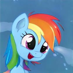 Size: 1024x1024 | Tagged: safe, ai model:thisponydoesnotexist, species:pony, female, neural network, not rainbow dash, solo