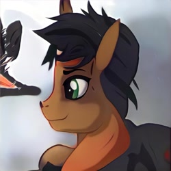 Size: 1024x1024 | Tagged: safe, ai model:thisponydoesnotexist, oc, oc only, species:earth pony, species:pony, ambiguous facial structure, ambiguous gender, artificial intelligence, neural network, solo