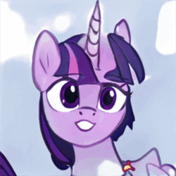 Size: 1024x1024 | Tagged: safe, ai model:thisponydoesnotexist, animated, neural network, no sound, not twilight sparkle, webm