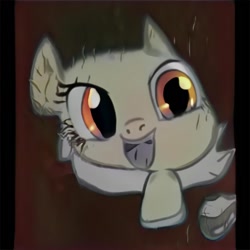 Size: 1024x1024 | Tagged: safe, ai model:thisponydoesnotexist, species:pony, g4, body horror, creepy, cursed image, female, mare, neural network, neural network abomination