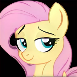 Size: 1024x1024 | Tagged: safe, ai model:thisponydoesnotexist, g4, bedroom eyes, female, neural network, not fluttershy, solo