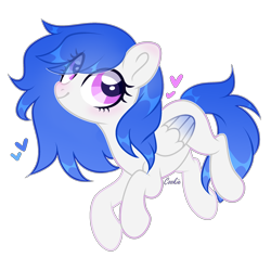 Size: 2228x2116 | Tagged: safe, artist:lazuli, oc, oc only, species:pegasus, species:pony, g4, commission, eye clipping through hair, eyelashes, heart, simple background, smiling, solo, transparent background, ych result