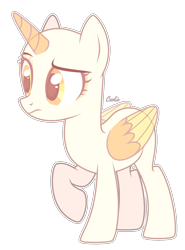 Size: 1864x2524 | Tagged: safe, artist:lazuli, oc, oc only, species:alicorn, species:pony, g4, alicorn oc, bald, base, eyelashes, frown, horn, simple background, solo, transparent background, two toned wings, wings