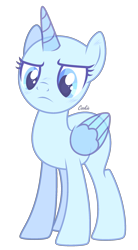 Size: 1184x2152 | Tagged: safe, artist:lazuli, oc, oc only, species:alicorn, species:pony, g4, alicorn oc, bald, base, eyelashes, frown, horn, simple background, solo, transparent background, wings