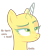 Size: 1340x1540 | Tagged: safe, artist:lazuli, oc, oc only, species:pony, species:unicorn, g4, bald, base, bust, eyelashes, frown, horn, simple background, solo, transparent background, unamused, unicorn oc