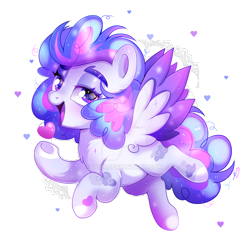 Size: 800x803 | Tagged: safe, artist:ipun, oc, oc only, oc:daydream, species:pegasus, species:pony, g4, female, mare, simple background, solo, transparent background, two toned wings, wings